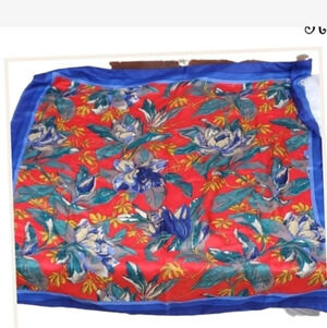 Vintage Perry Ellis‎ Floral scarf